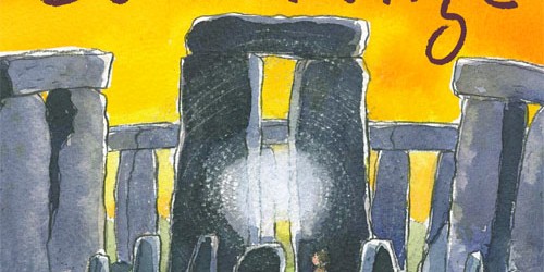 This is a factual picture book aimed at older children charting the history of Stonehenge...